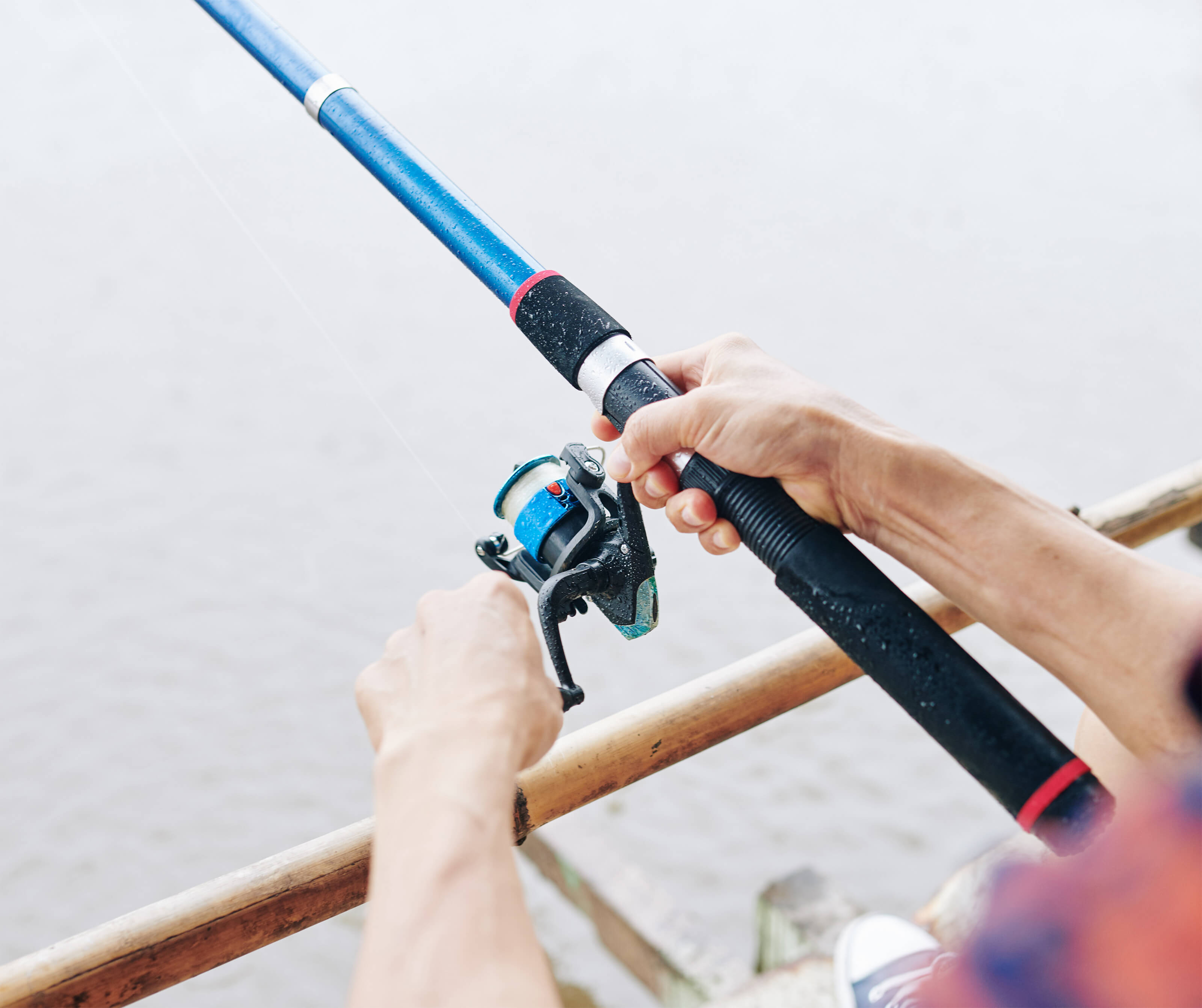 tiniest fishing rod fishing｜TikTok Search
