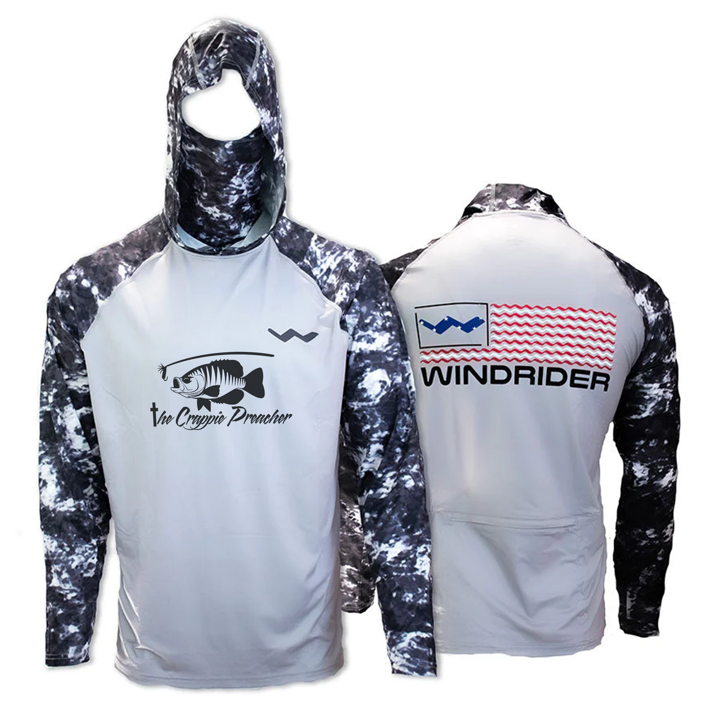 The Crappie Preacher Atoll Fishing Shirt