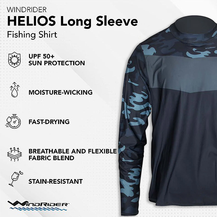 HELIOS Long Sleeve Fishing Shirts
