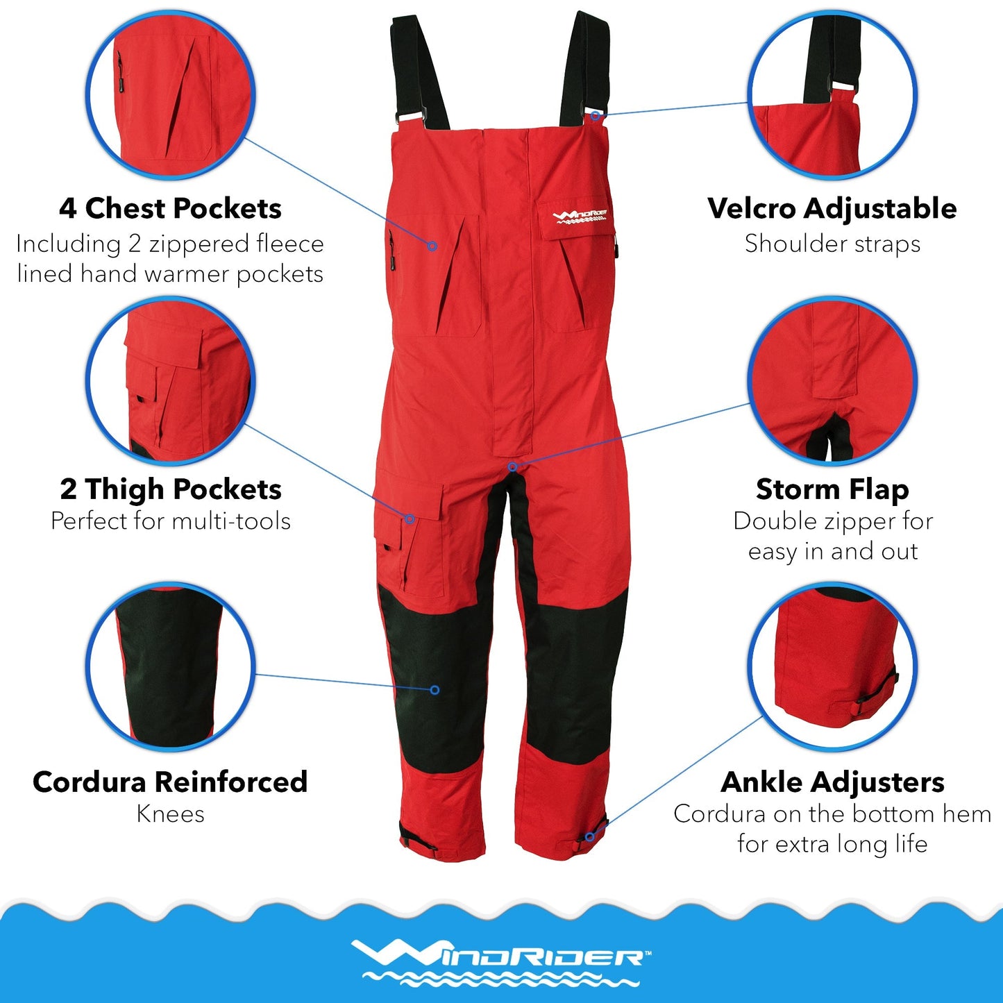 Pro All Weather Rain Gear Set Red