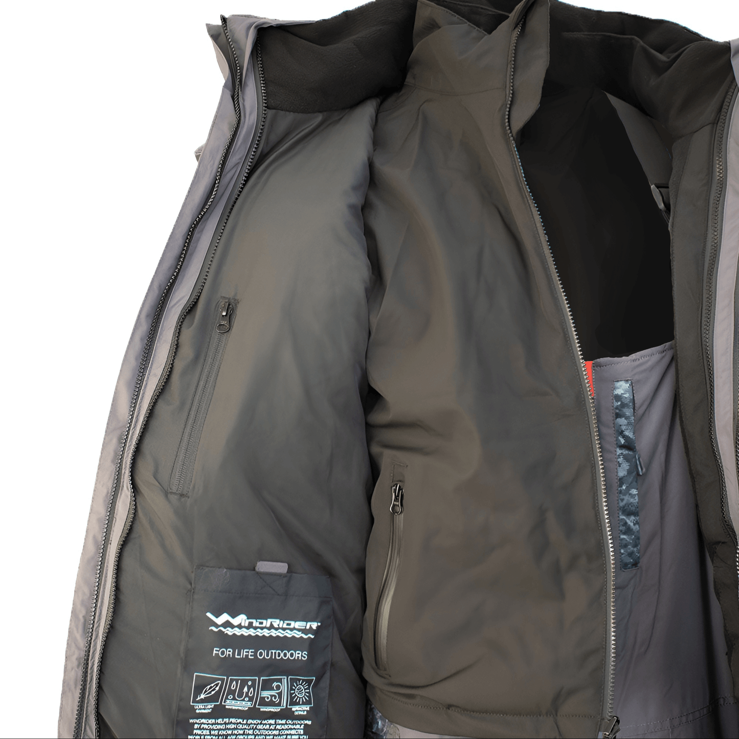 Removable inner shell on the float jacket