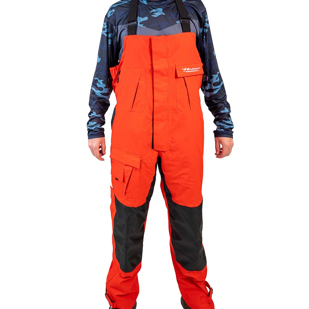 Pro All Weather Rain Bibs Red