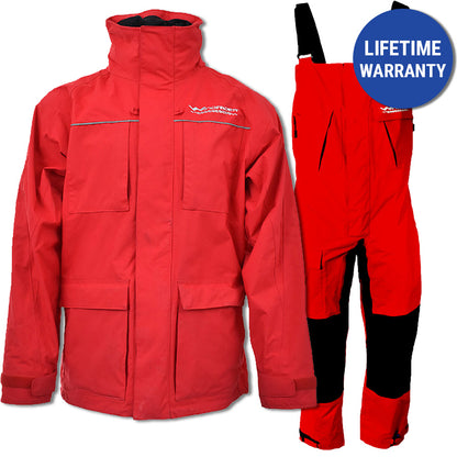 Pro All Weather Rain Gear Set Red