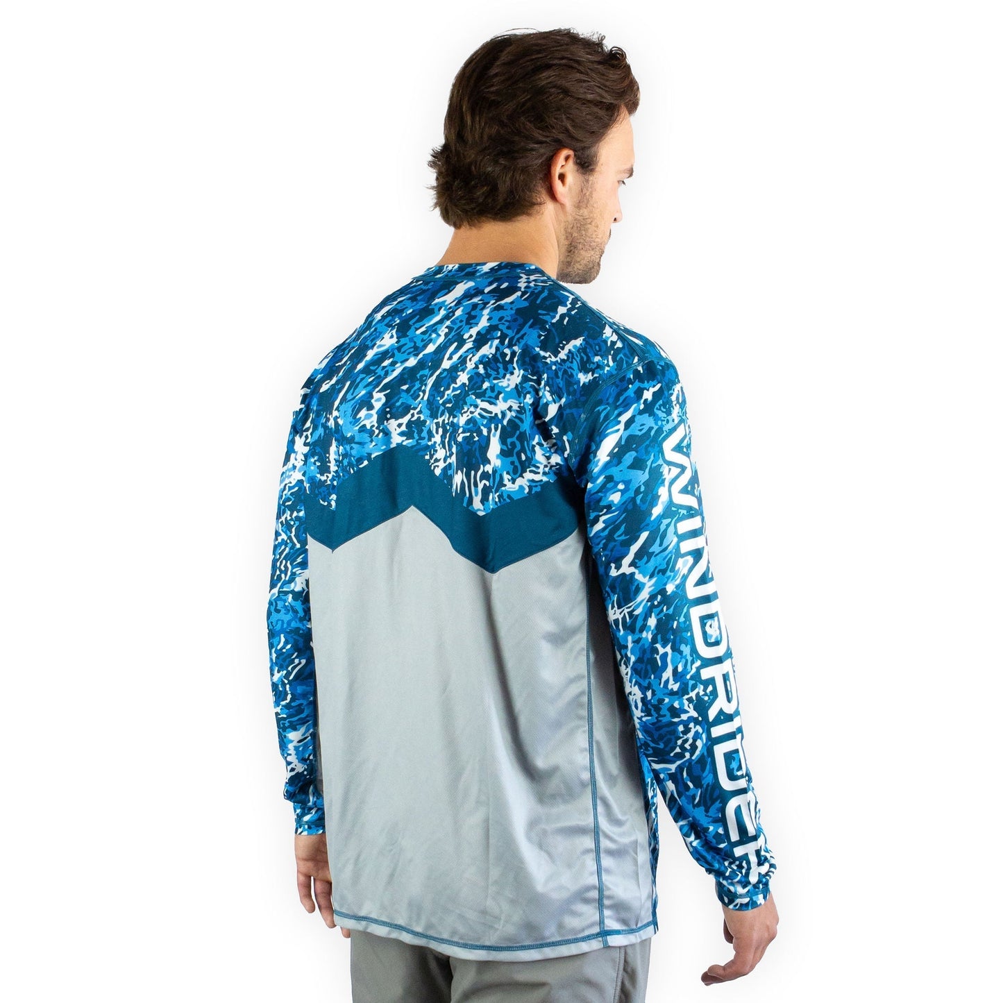 HELIOS™ Long Sleeve Sun Shirt Rolling Sea
