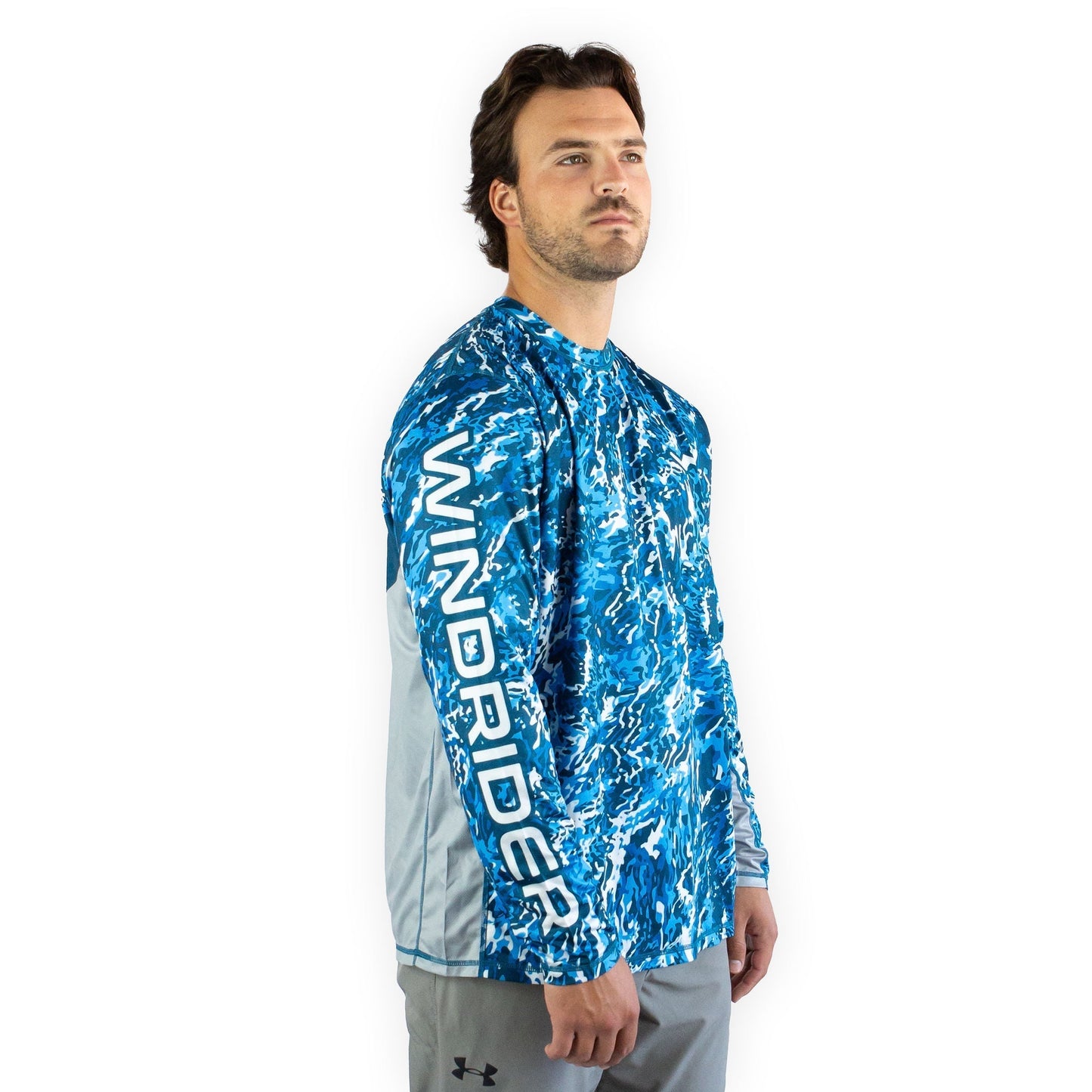 HELIOS™ Long Sleeve Sun Shirt Rolling Sea