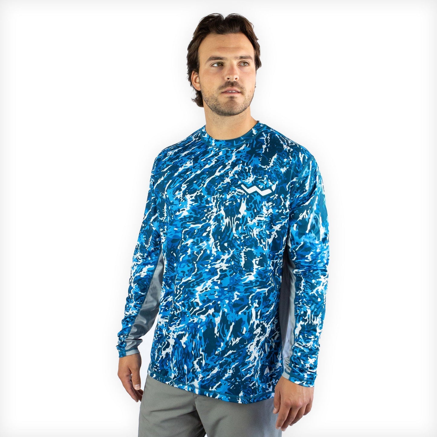 HELIOS™ Long Sleeve Sun Shirt Rolling Sea