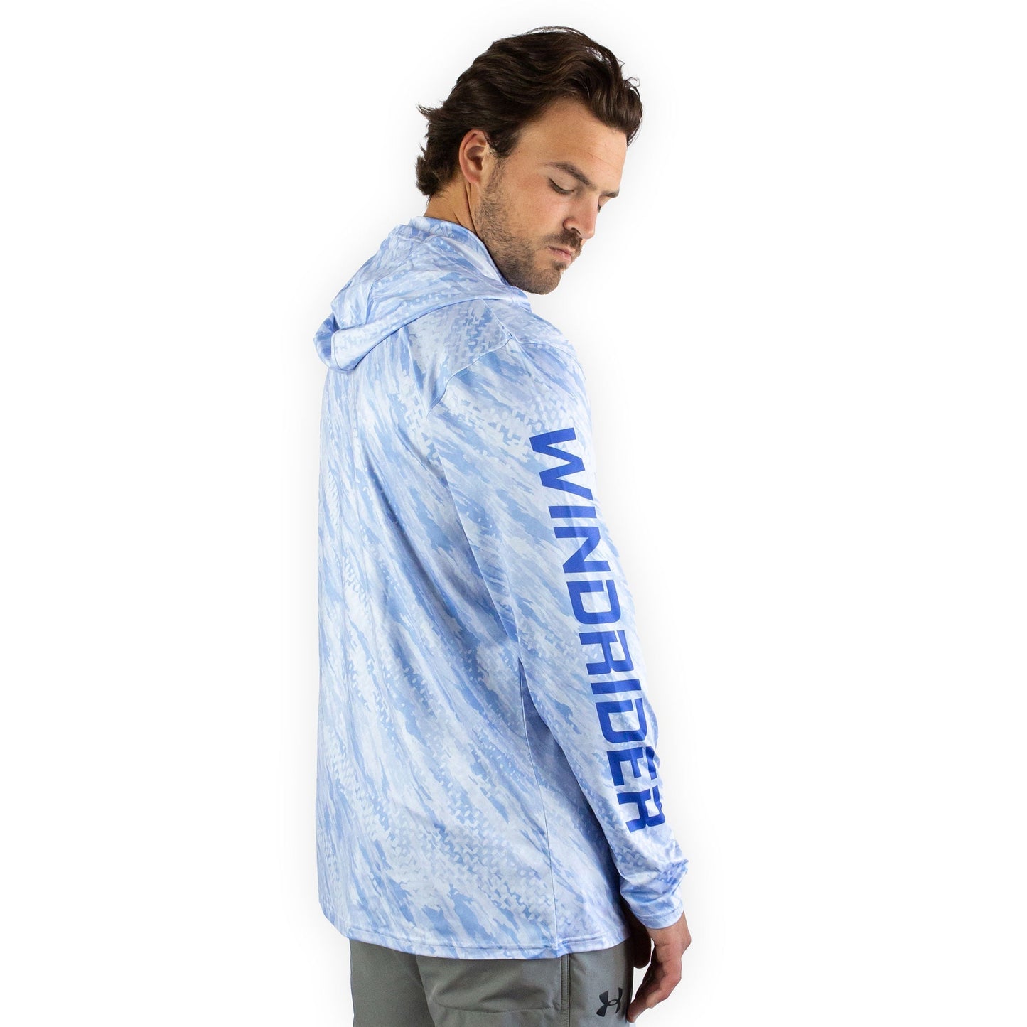 Hooded Helios with Gaiter Blue Zipcam