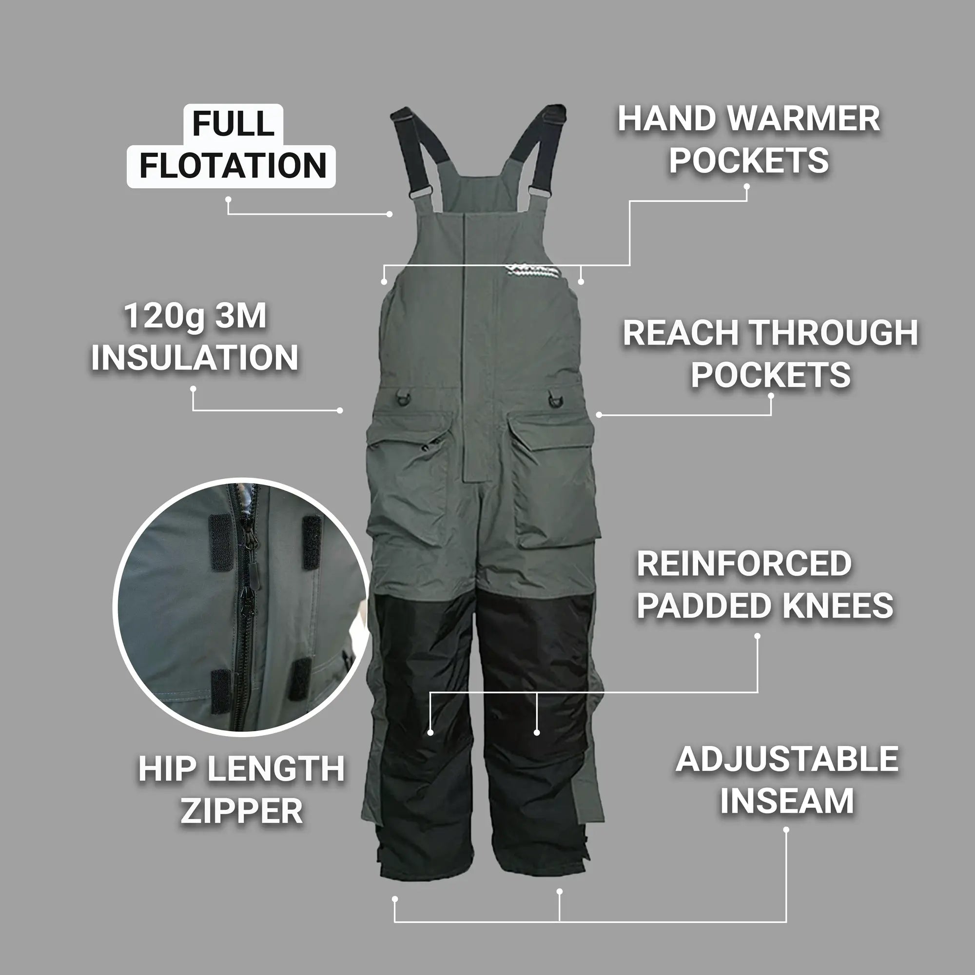 Windrider - Boreas Floating Ice Fishing Suit S