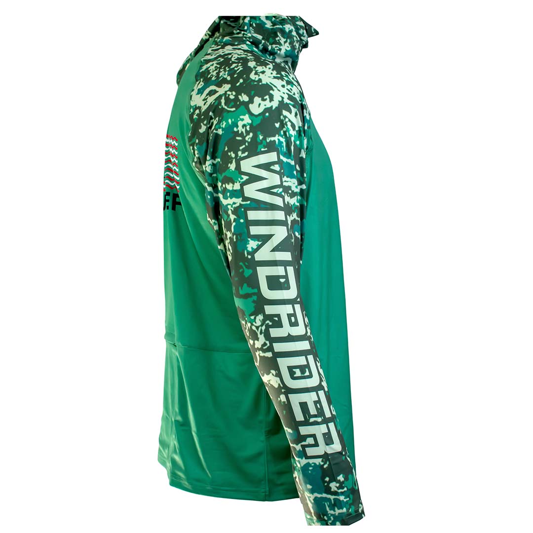 WindRider Fishing Shirt in Green Camo