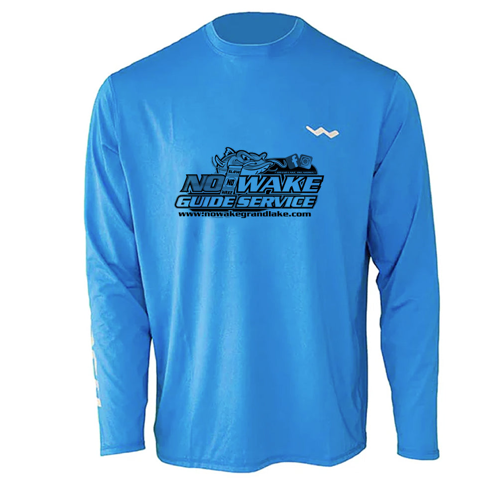 No Wake Guide Service Helios Fishing Shirt