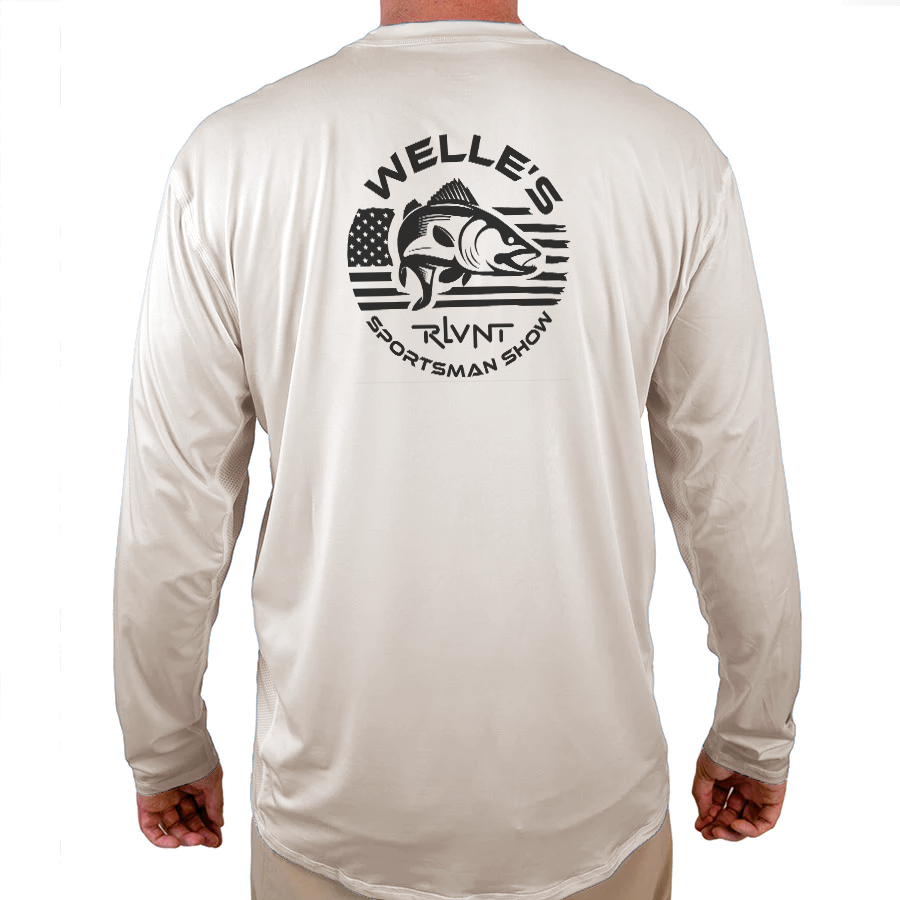 Welle's RLVNT sportsmans show Helios Fishing Shirt