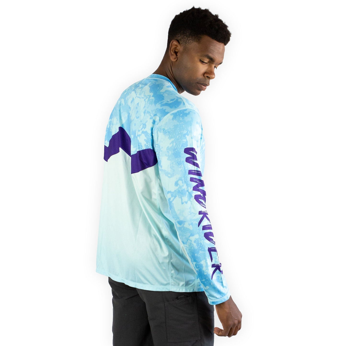 HELIOS™️ Long Sleeve Sun Shirt Caribbean Cove