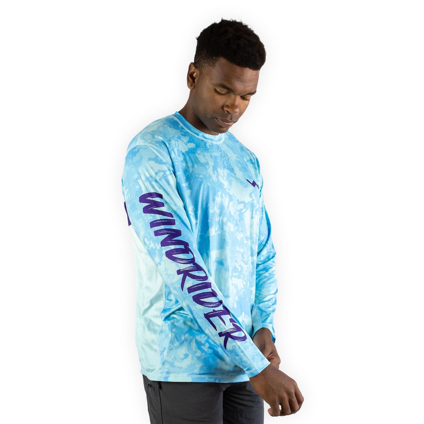 HELIOS™️ Long Sleeve Sun Shirt Caribbean Cove
