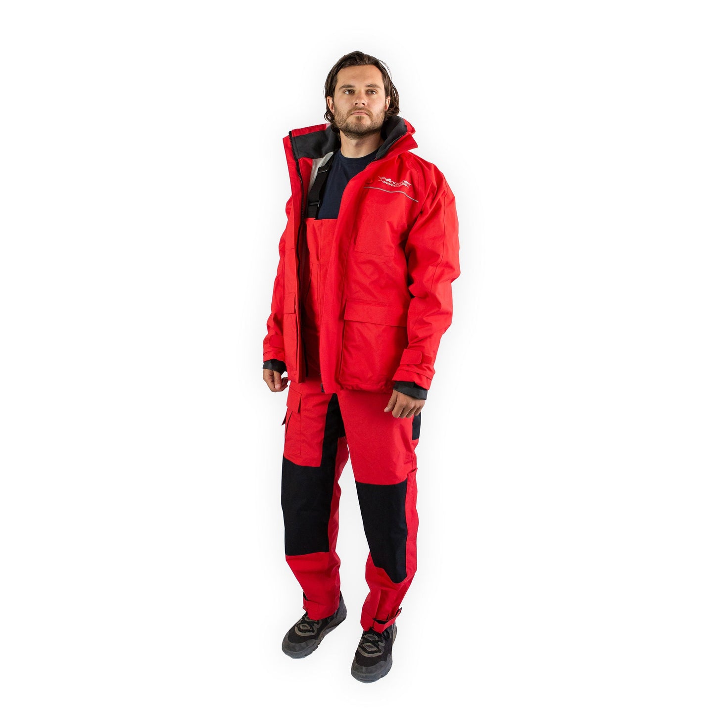 WindRider Pro All Weather Rain Gear- Set Red