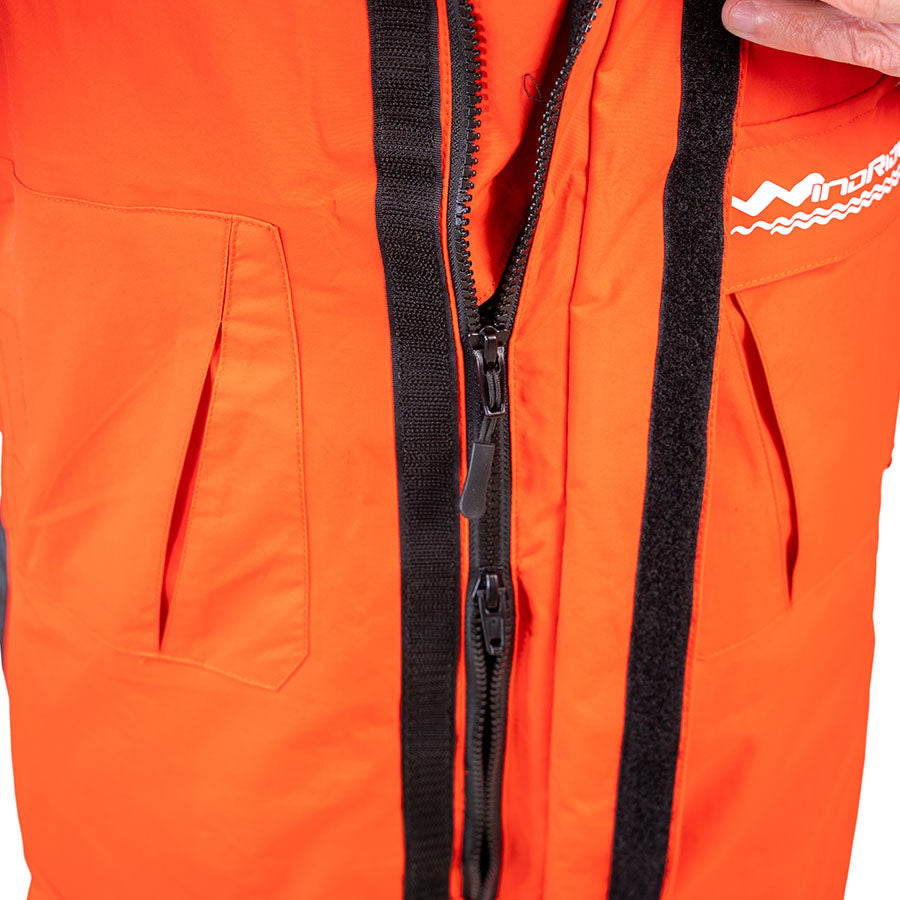Pro All Weather Rain Bibs Red
