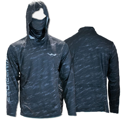 Atoll Hooded Shirt with Gaiter Black Ice