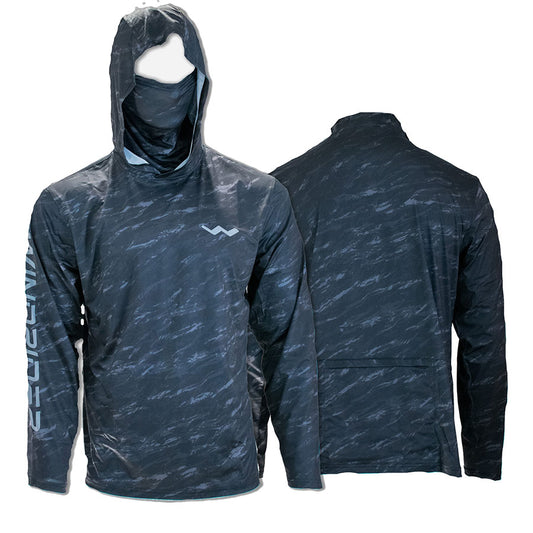 Atoll Hooded Shirt with Gaiter Black Ice