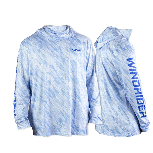 Hooded Helios with Gaiter Blue Zipcam