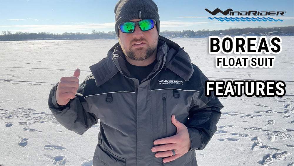 Load video: Boreas Float Suit Features