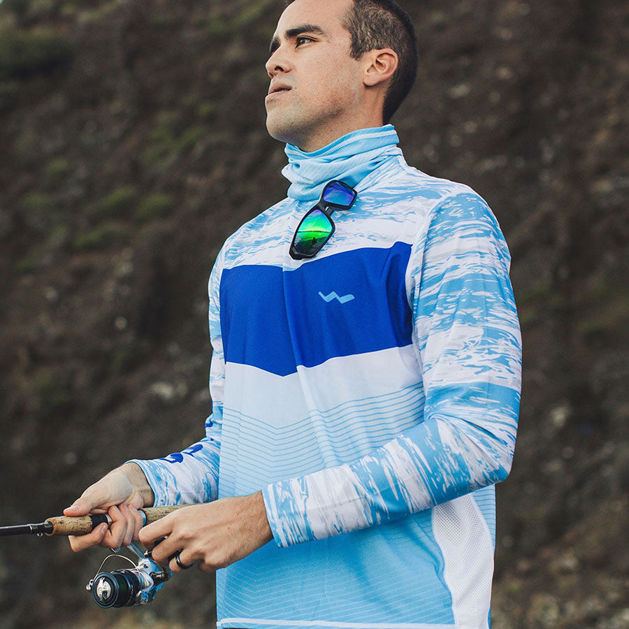 HELIOS™ Glacial Lake Long Sleeve Sun Shirt