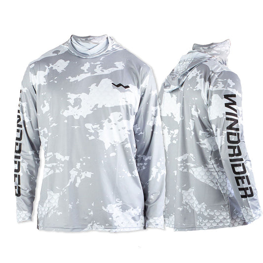 HELIOS Hooded Fishing Shirts with Gaiter