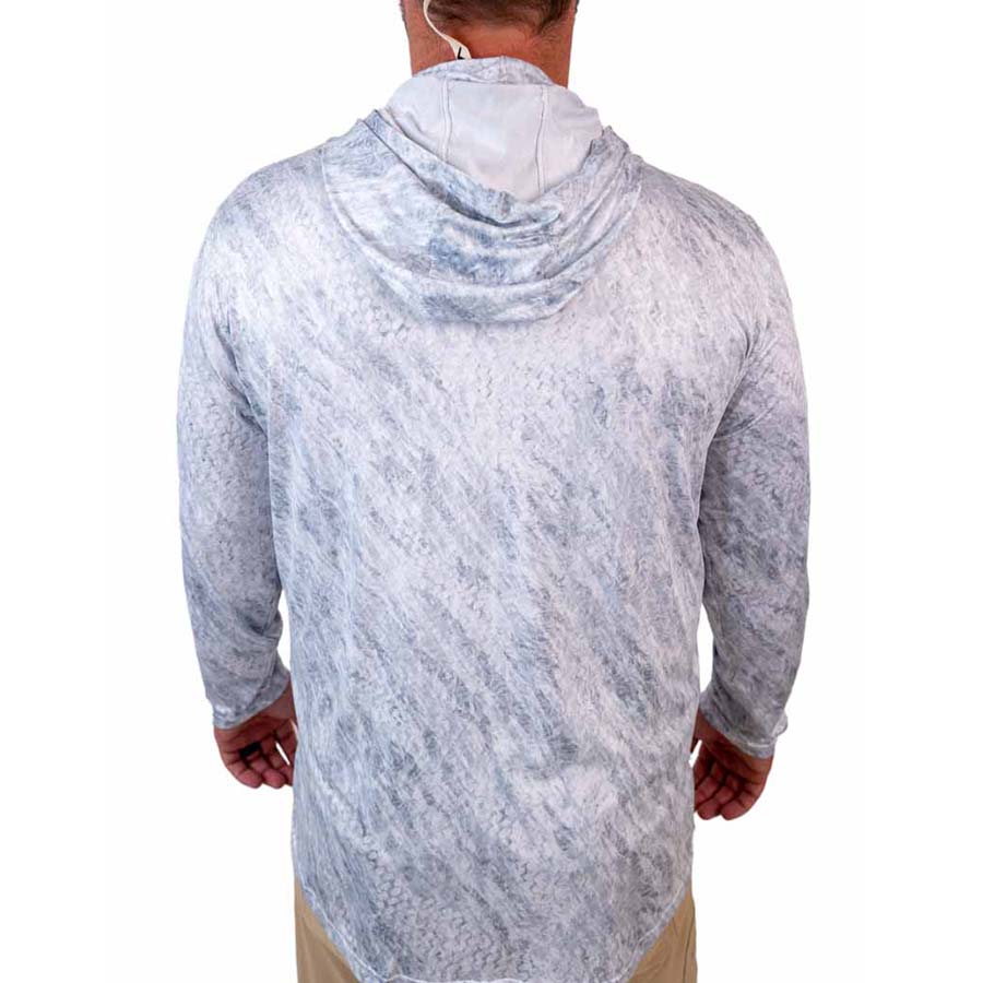 Hooded Helios with Gaiter Gray Scale Armor