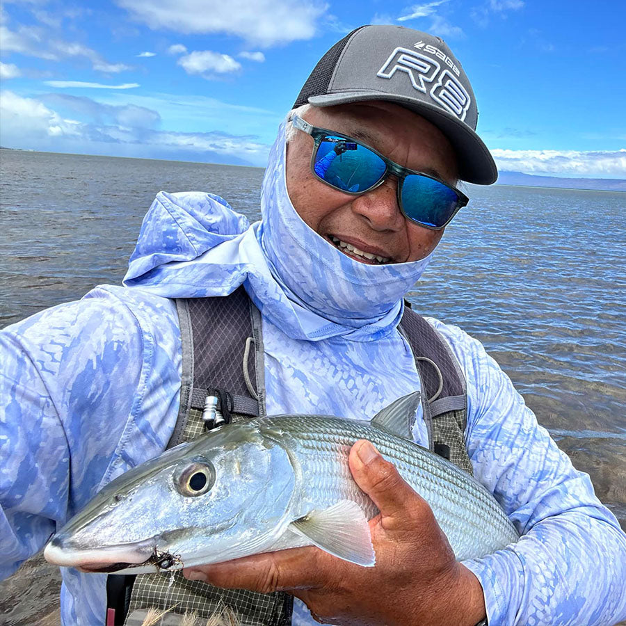 Hooded Helios with Gaiter Blue Zipcam