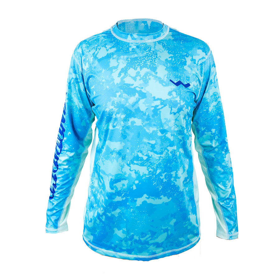HELIOS™️ Long Sleeve Sun Shirt Caribbean Cove