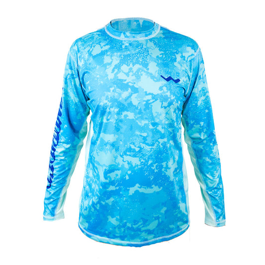 HELIOS™️ Long Sleeve Sun Shirt Caribbean Cove