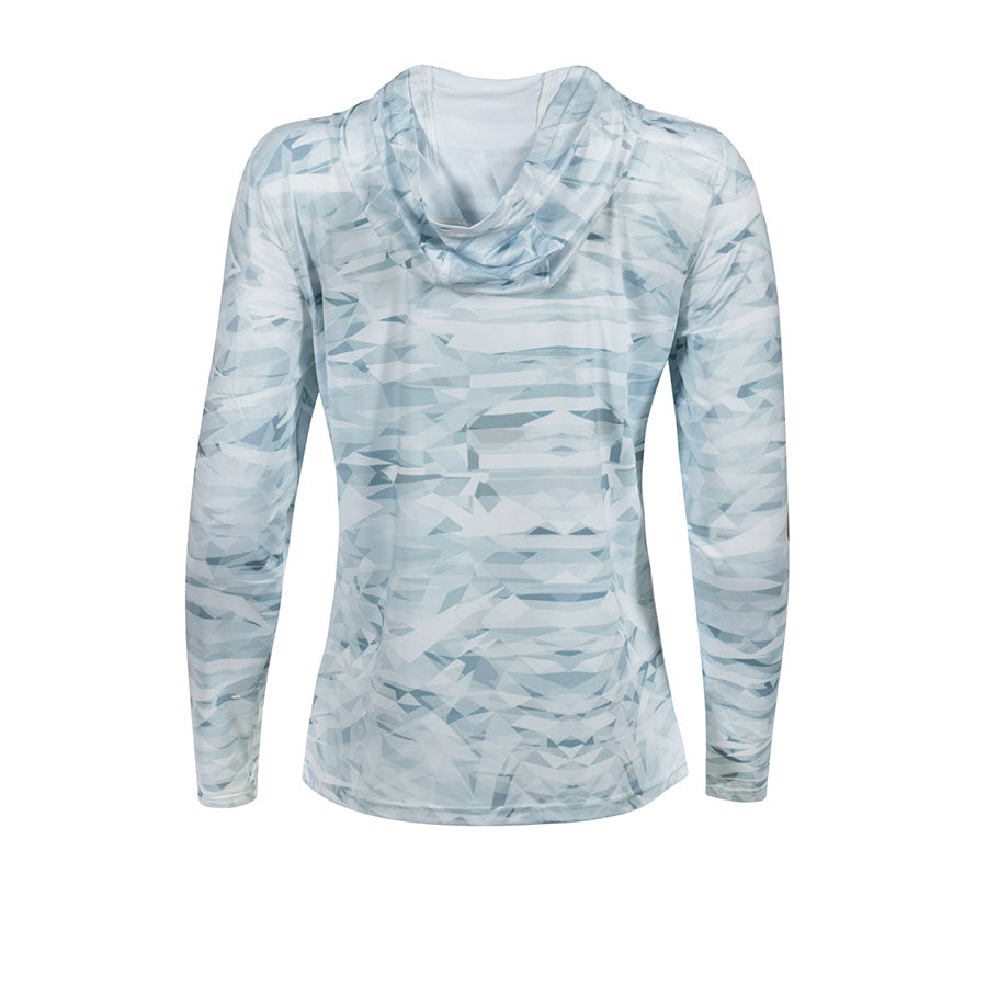 Women's HELIOS™ Hooded Sun Shirt Crystal Camo Grey