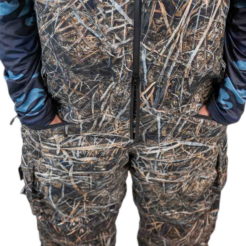 Hayward Wetlands Camo Convertible Float Bibs