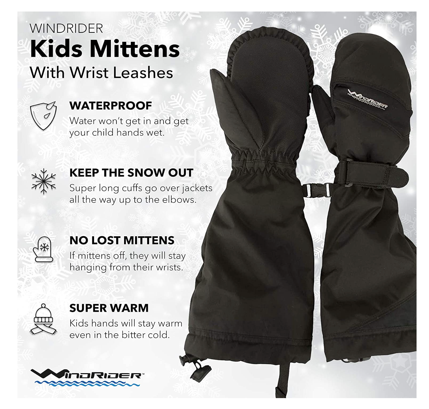 Waterproof Toddler Mittens WindRider