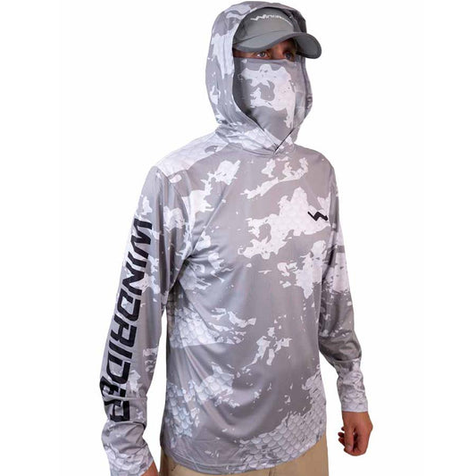 HELIOS Hooded Fishing Shirts with Gaiter